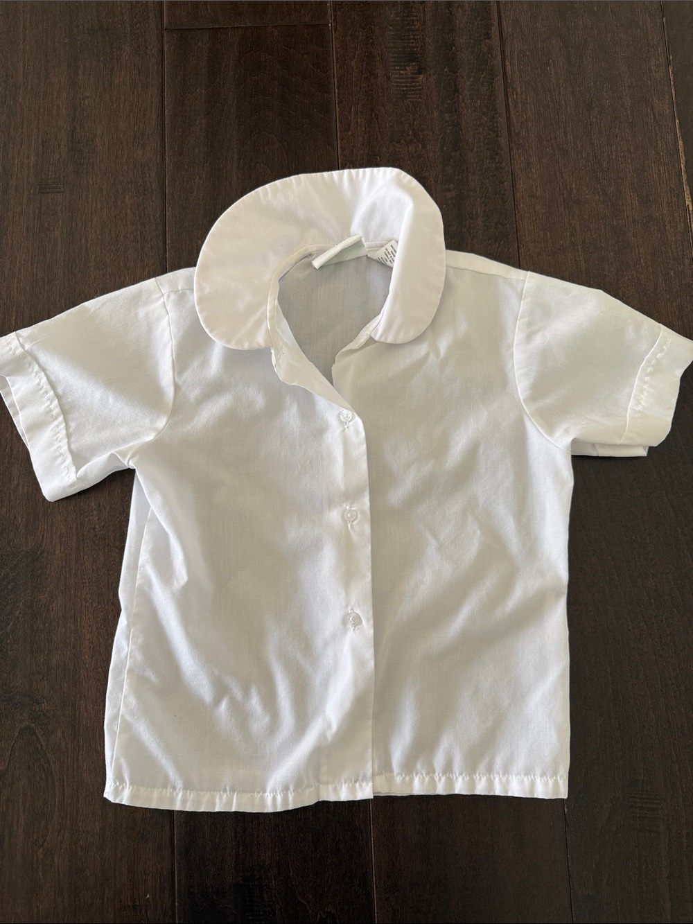 Becky Thatcher Elderwear Classic White Button-Down Kids Uniform Shirts